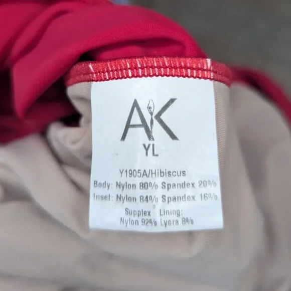 AK Dancewear * CHARIS in Aster · Hibiscus * Youth Large - Picture 4 of 6